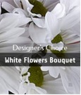 Choix du fleuriste - Bouquet teintes blanches